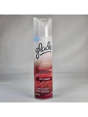 Glade Apple Cinnamon Air Freshener Room Spray 9 Oz Odor Eliminator Aerosol